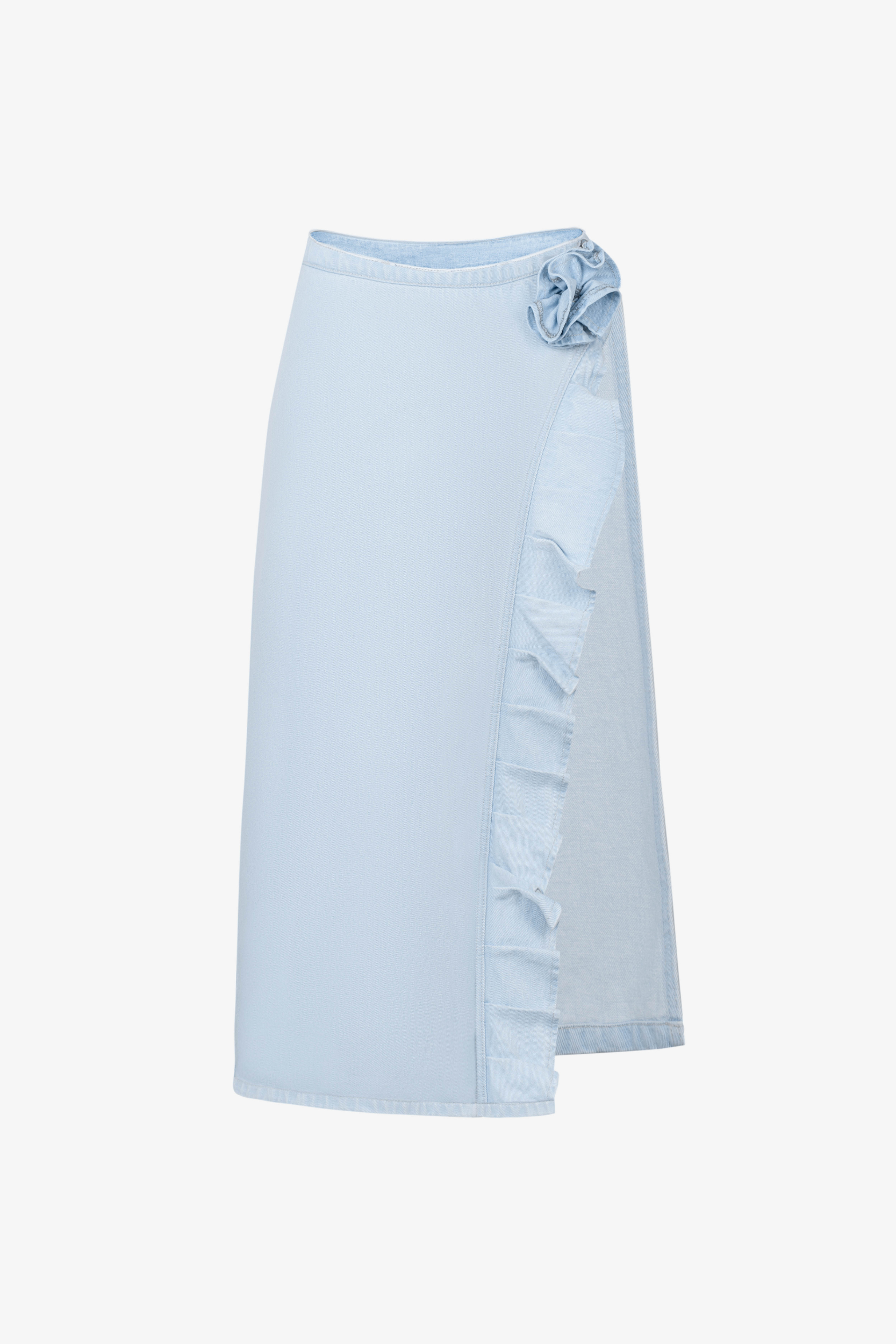FALDA DENIM DISTRUTTA