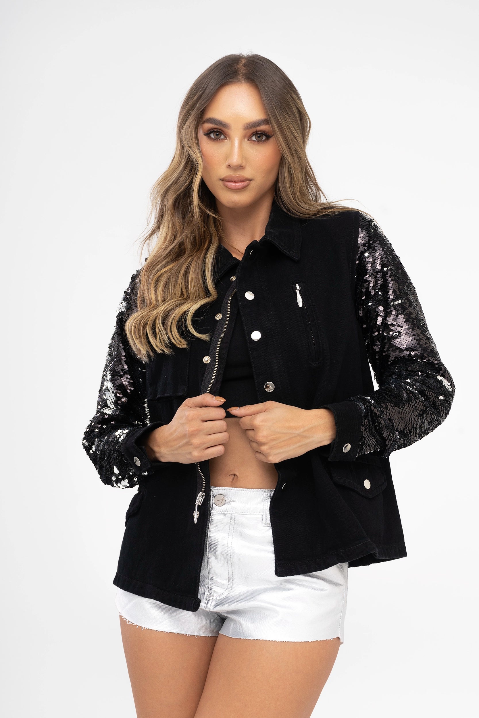 CHAQUETA LENTEJUELAS