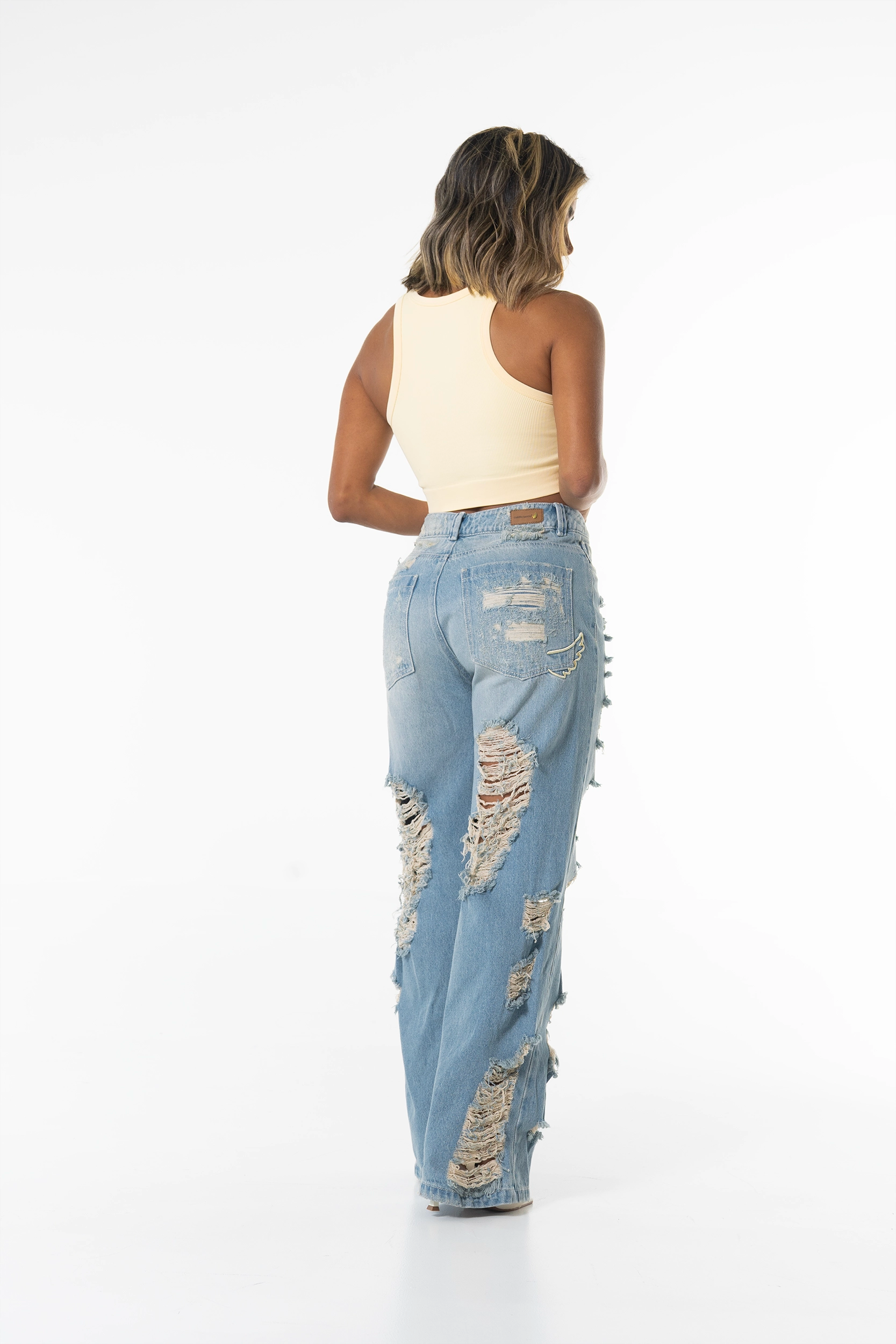 CROP TOP WAFFLE CS