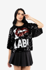 BLUSA LIPS SEQUIM