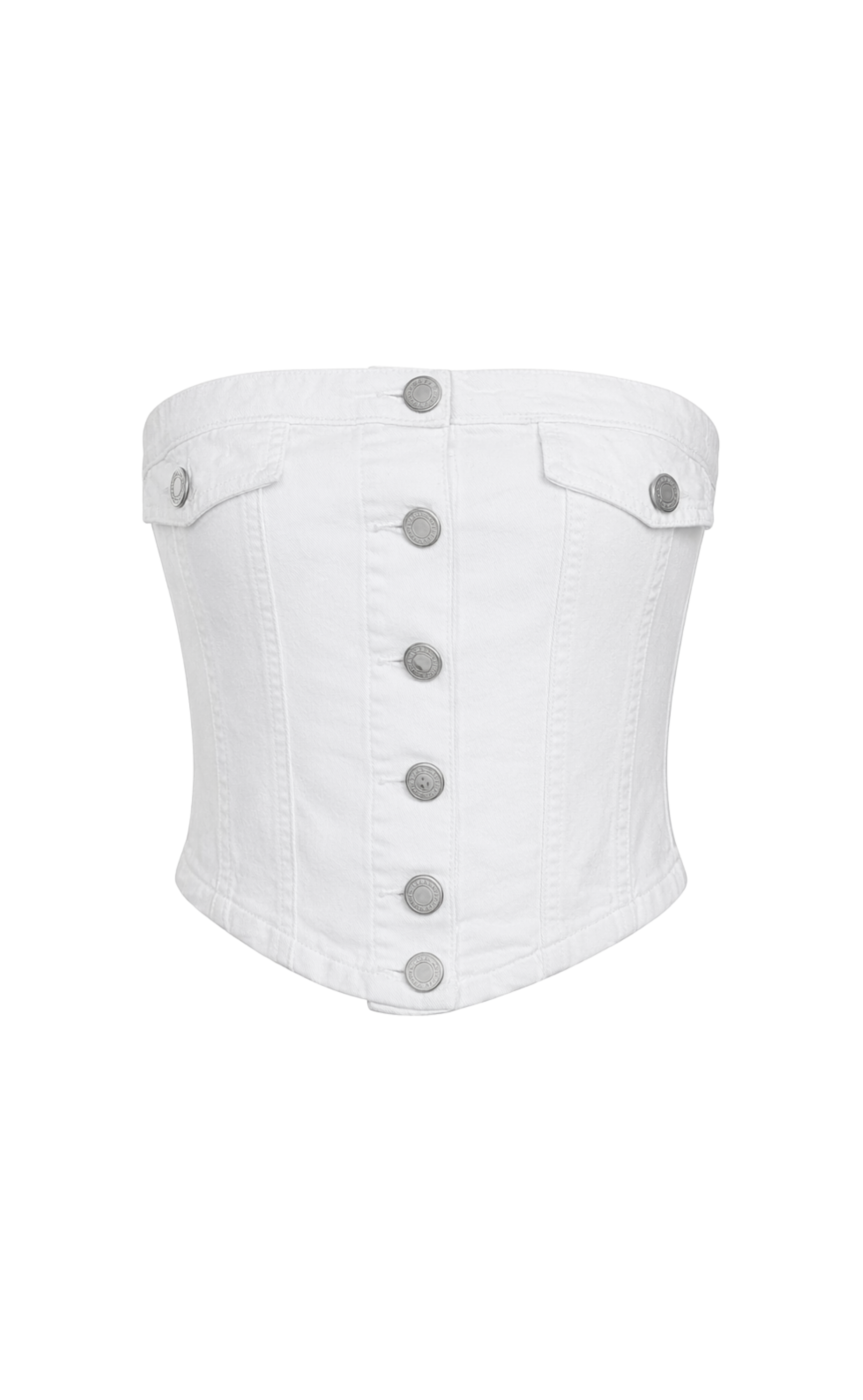 CROP TOP STRAPLE WHITE