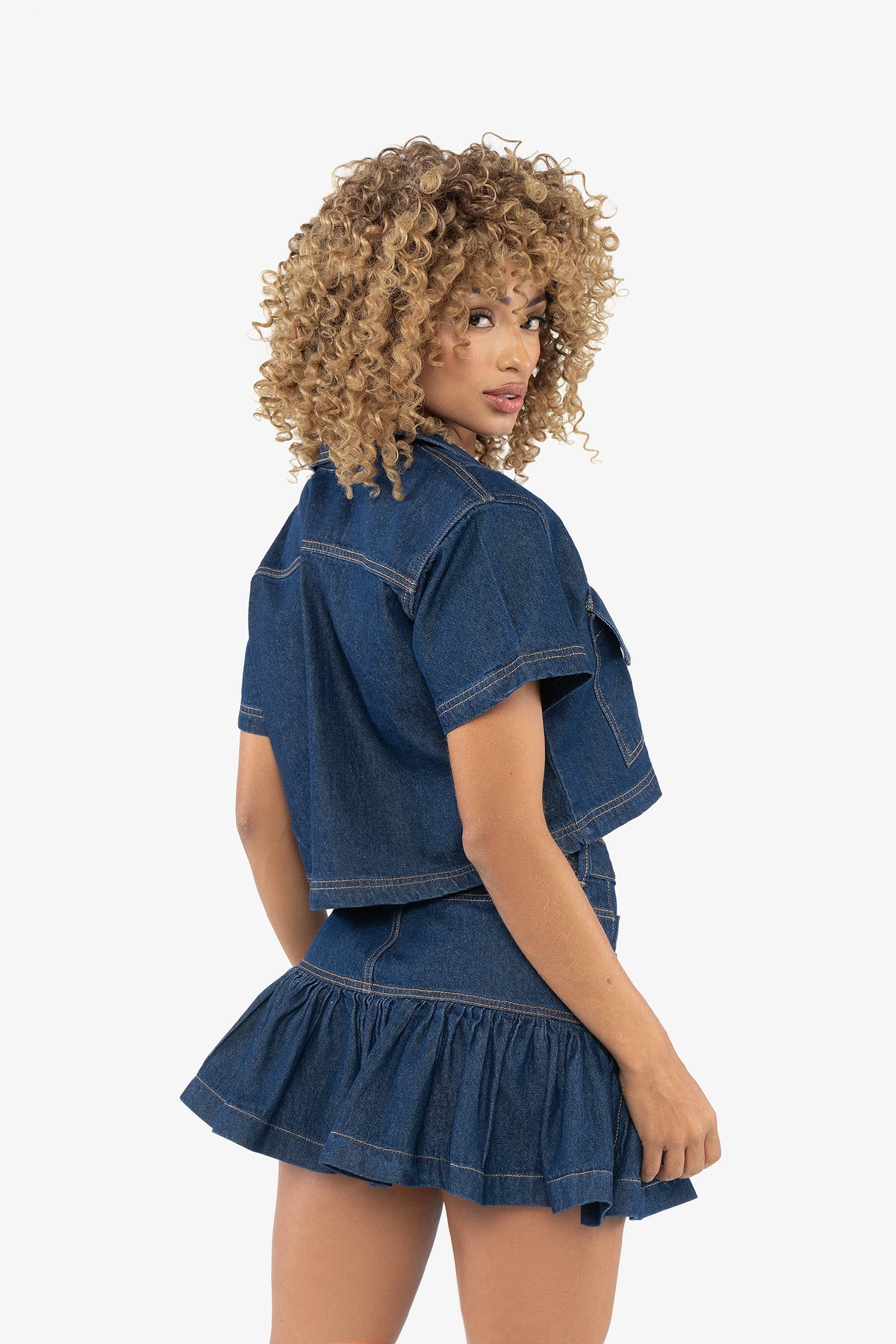 FALDA BLU NOTTE