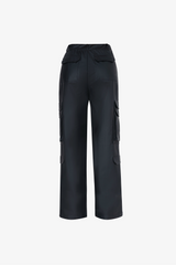 PANTALON CARGO CUERO