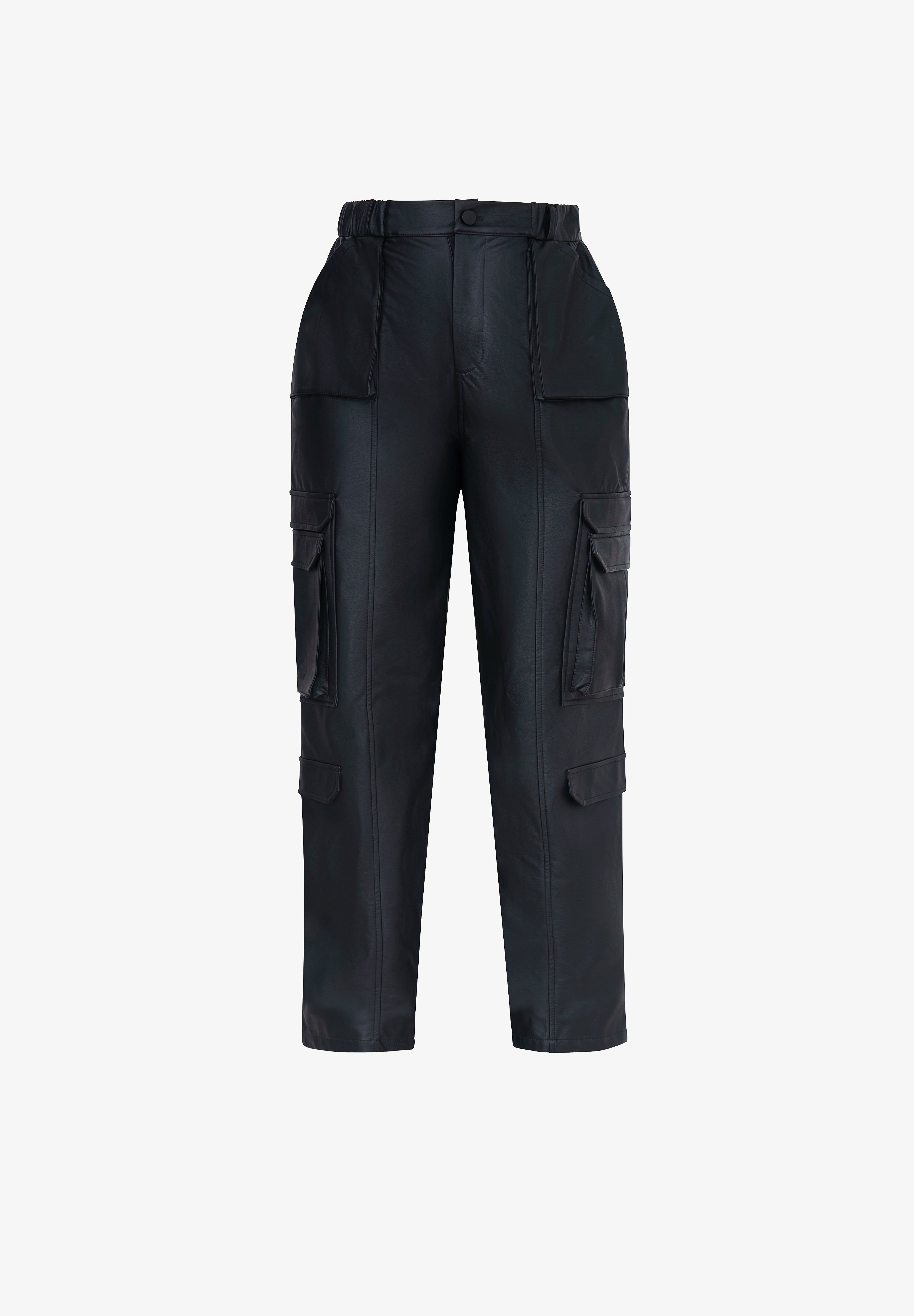 PANTALON CARGO CUERO