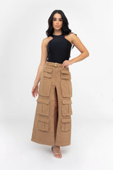 CARGO POCKETS SKIRT