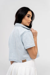 BLUSA DENIM BUTTON