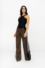 ANIMAL PRINT CARGO PANTS