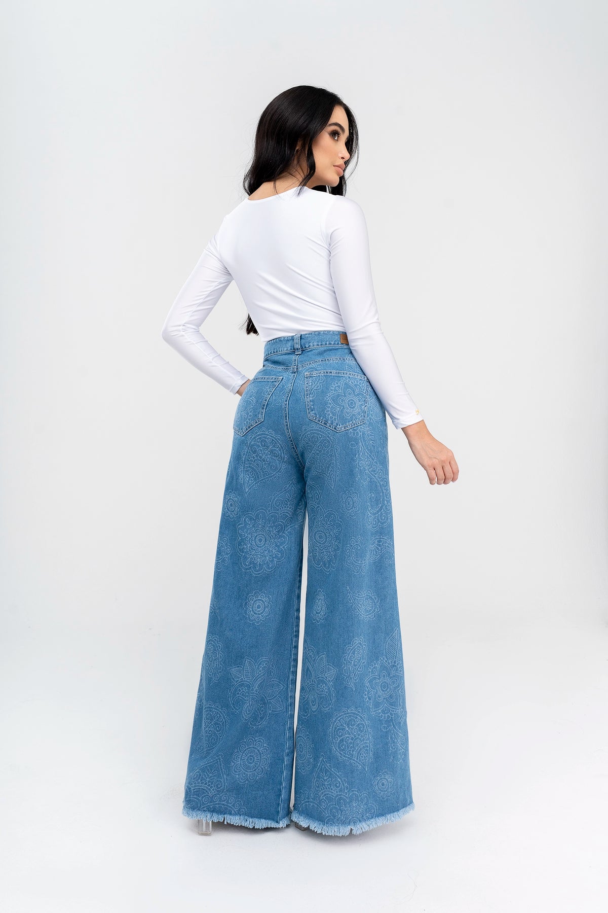 PANTALON PALAZZO ARABESCO