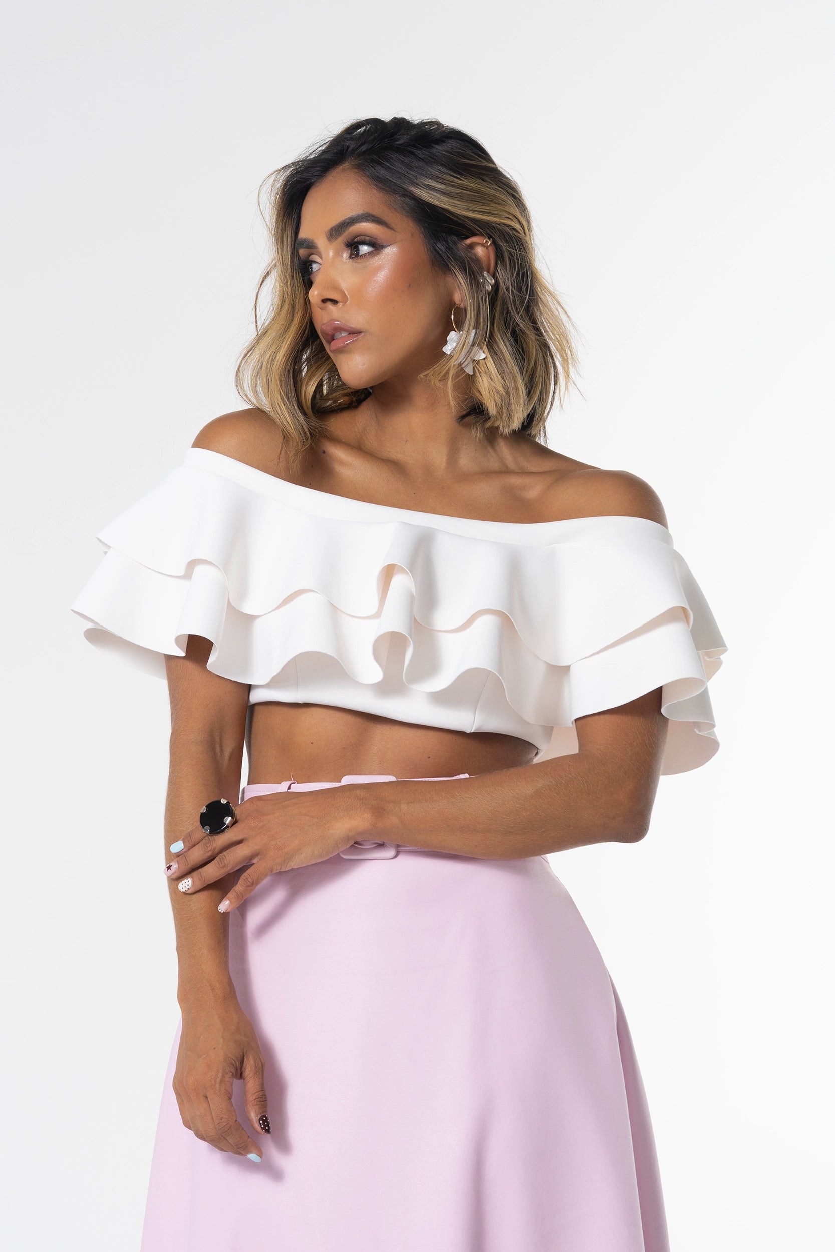 CROP TOP FLEUR