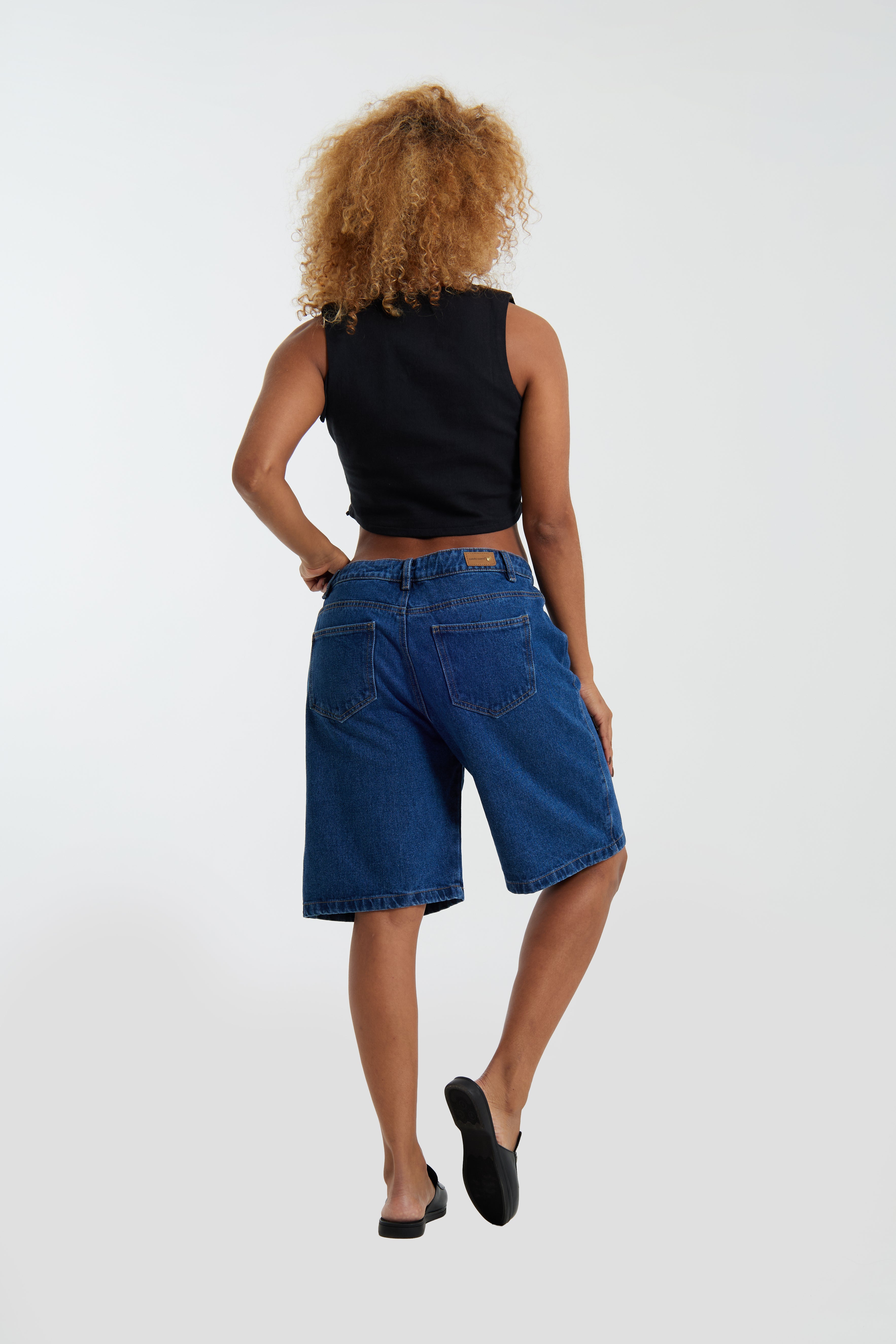 SHORT CLASICO DENIM