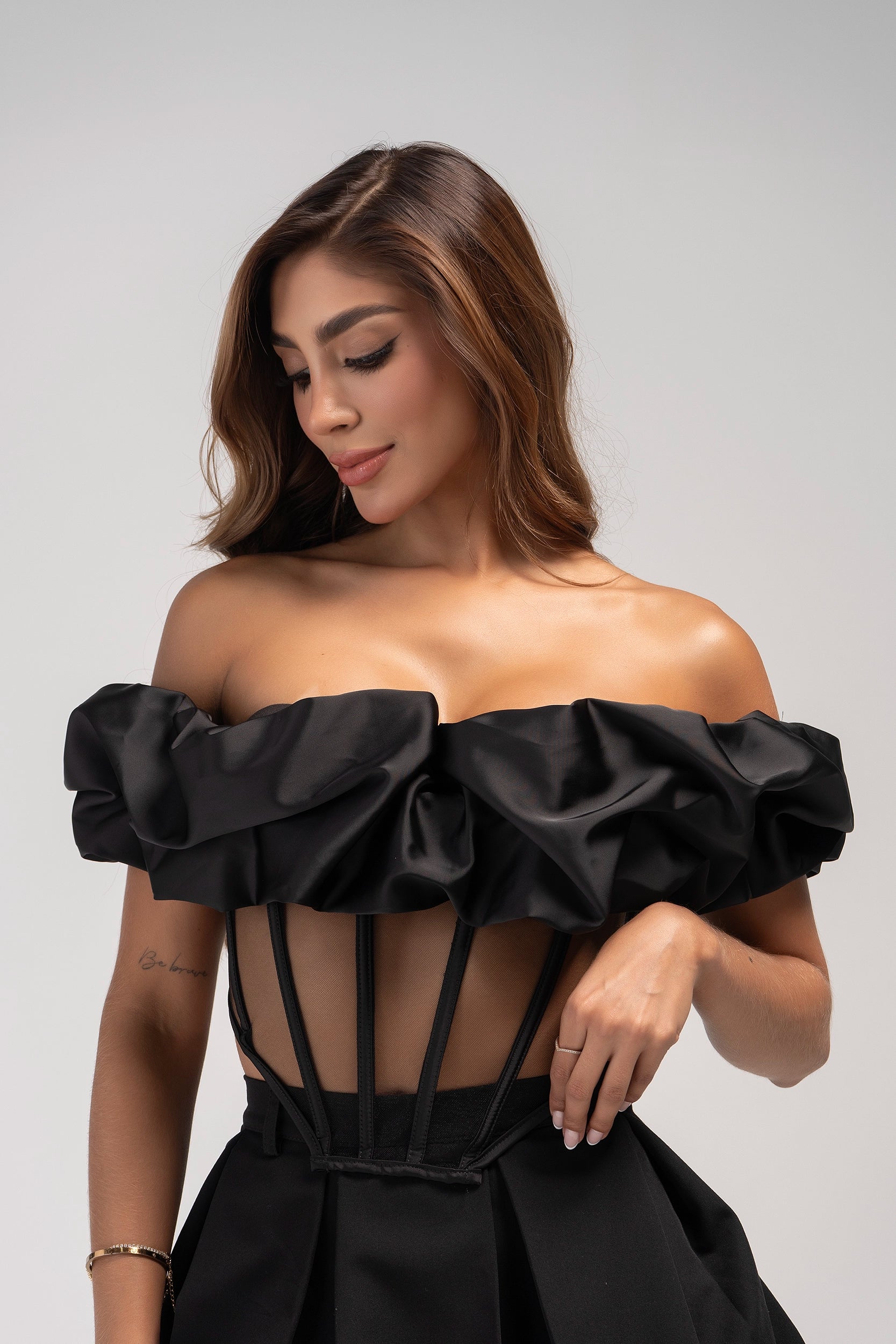 CROP TOP RAFFINE