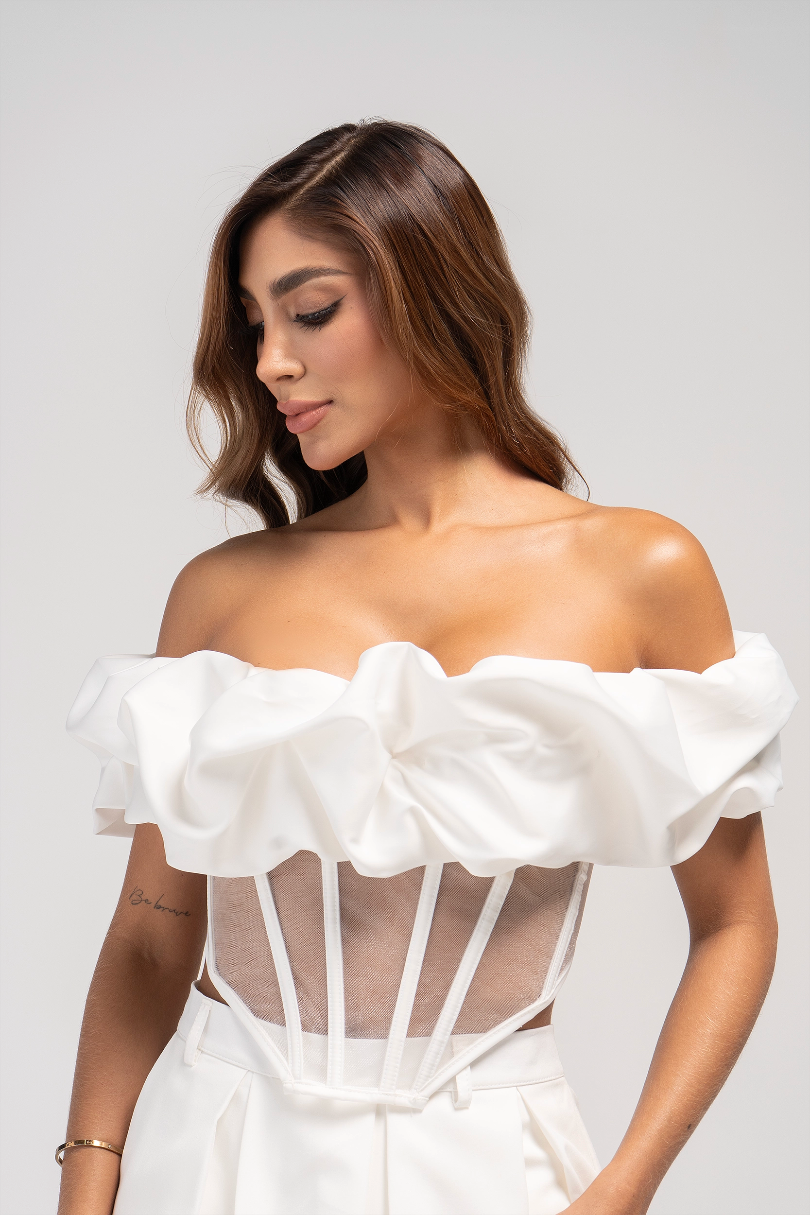 CROP TOP RAFFINE