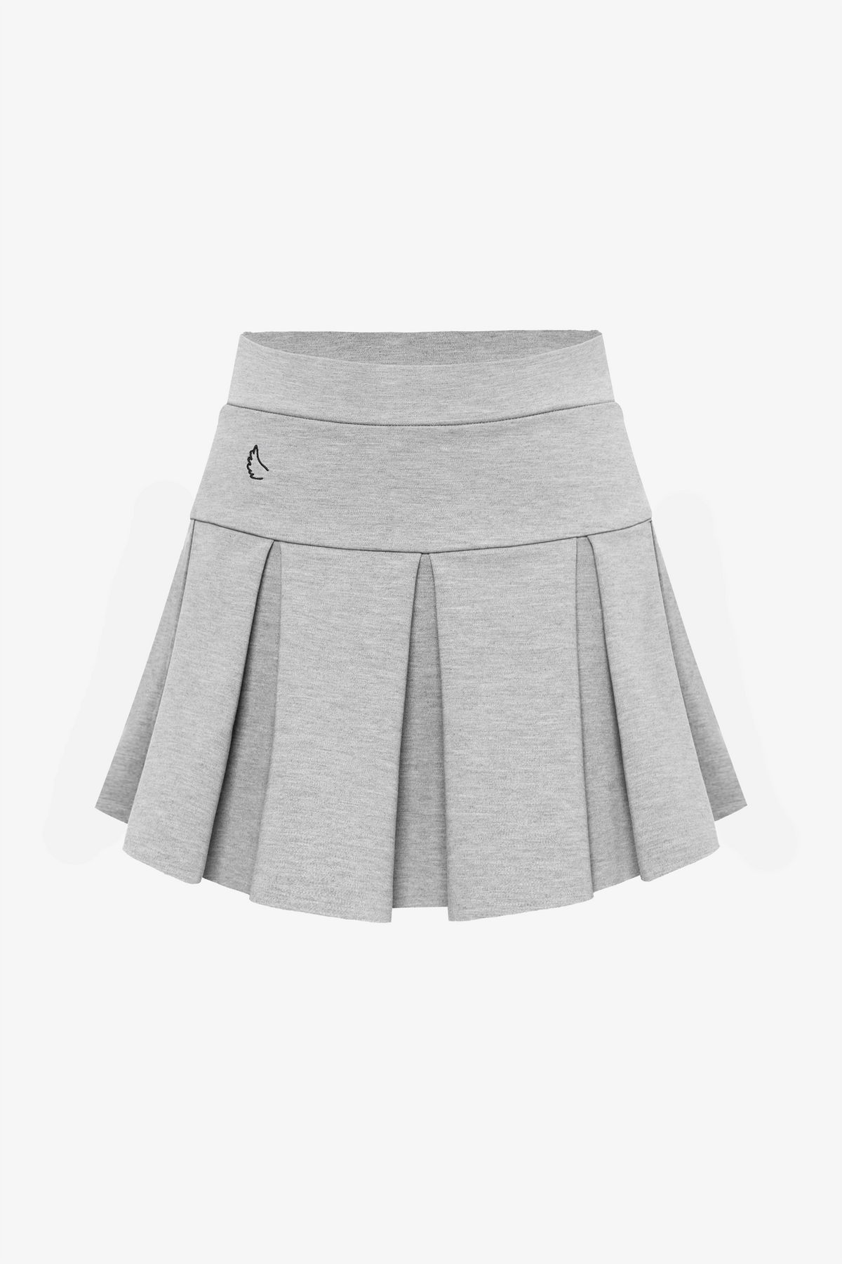 FALDA PLIEGUES GRIS