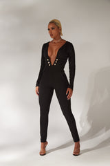 ROMA BUTTON JUMPSUIT