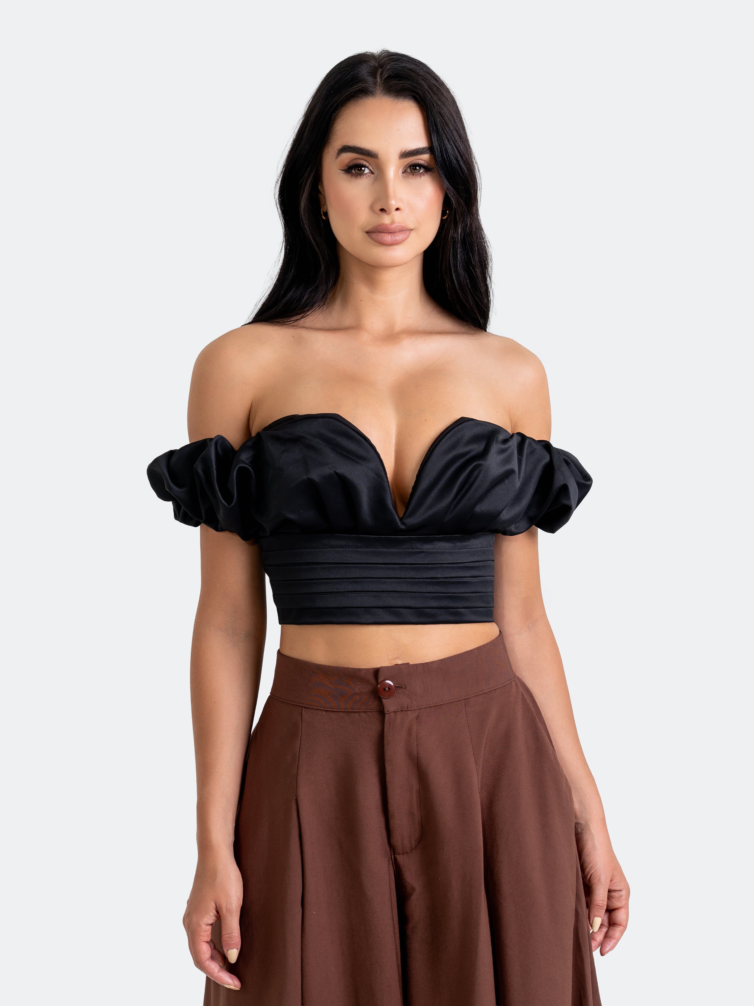 CROP TOP CELESTE