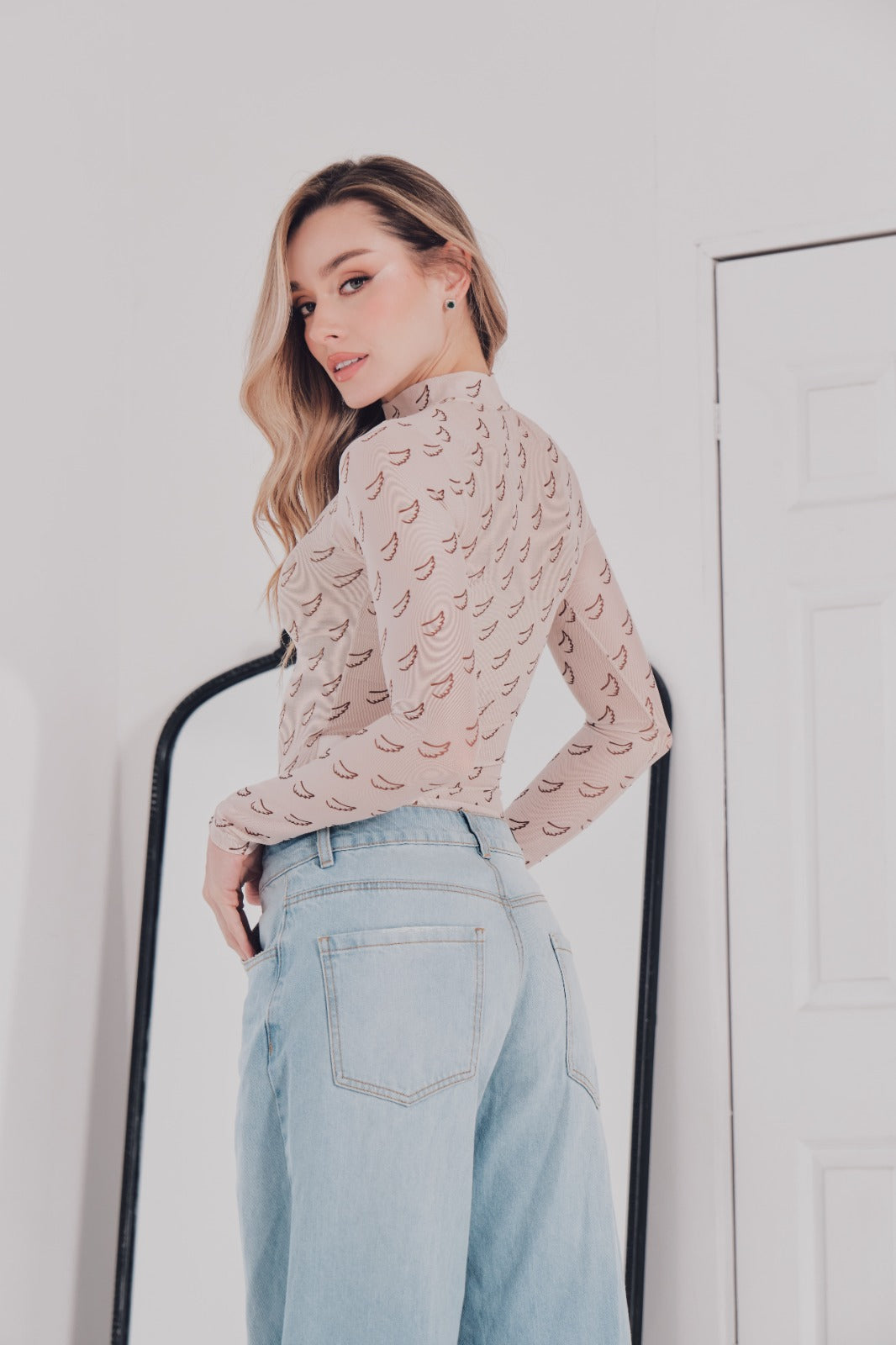 JEAN DENIM PERLA WIDE LEG
